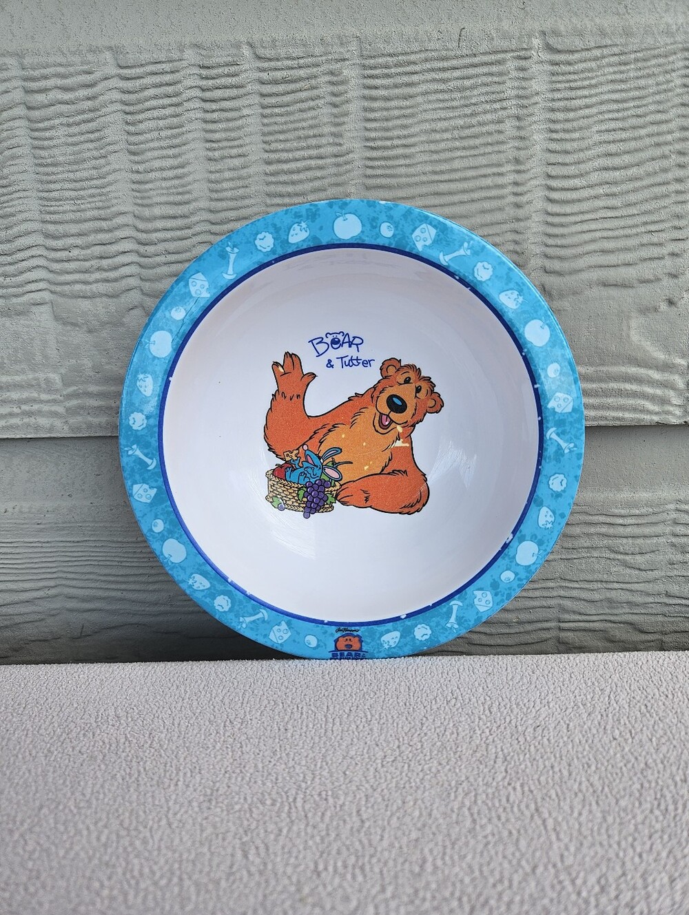 VTG Bear in the Big Blue House Melamine Bowl Jim Hanson Tutter Child